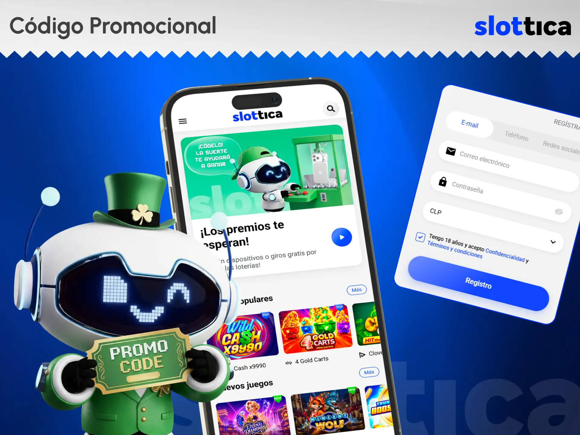 Canjea tu cupón especial para obtener recompensas extra en Slottica.