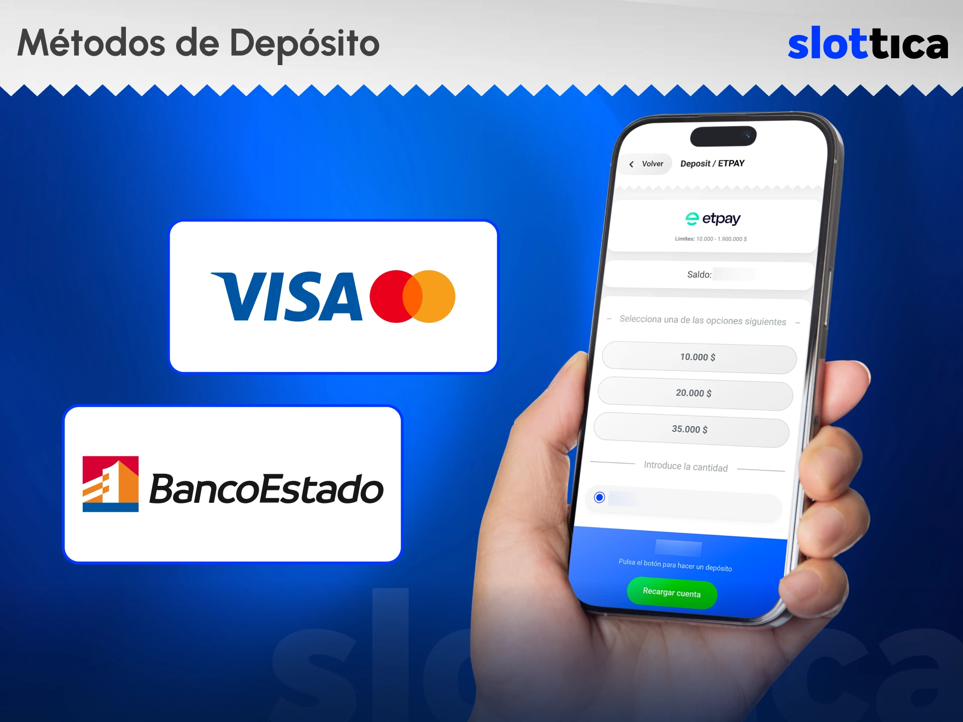 Explora las opciones bancarias chilenas más populares disponibles en Slottica.