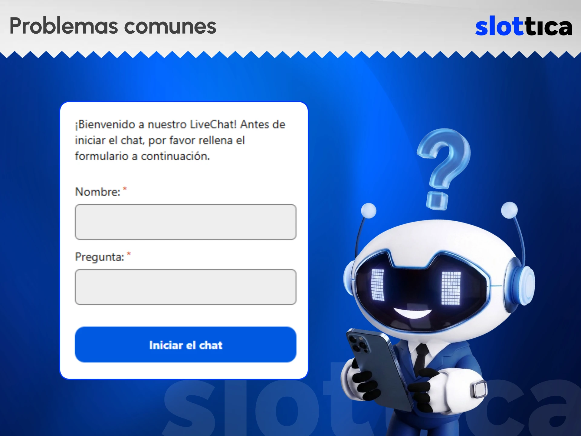 Resuelve errores comunes durante la inscripción leyendo las soluciones de Slottica.